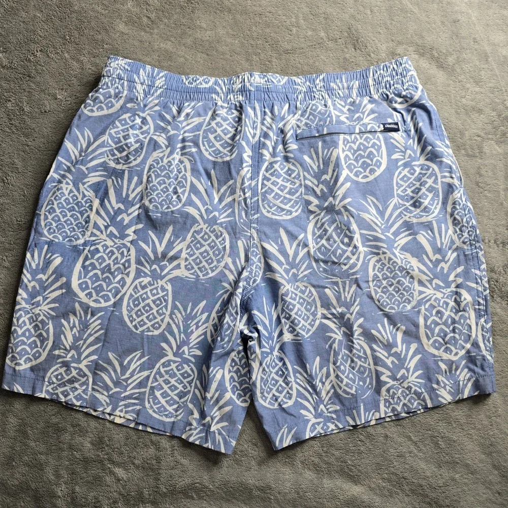 Chubbies The Thigh Napples Swim Trunks Mens Size XL Blue 7
